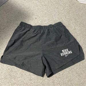 Grey Nike Women Running Shorts